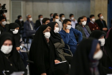 دیدار جمعی از نخبگان و استعدادهای برتر علمی با رهبر معظم انقلاب