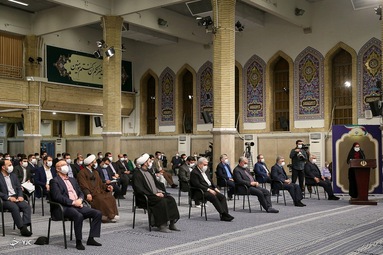 دیدار جمعی از نخبگان و استعدادهای برتر علمی با رهبر معظم انقلاب