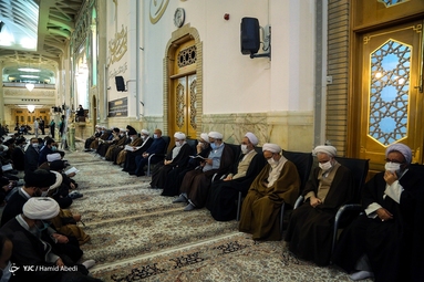 مراسم ترحیم آیت الله مجتهد شبستری - قم