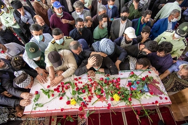 تشییع پیکر شهید مدافع امنیت «هادی کنعانی» - اهواز