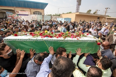 تشییع پیکر شهید مدافع امنیت «هادی کنعانی» - اهواز