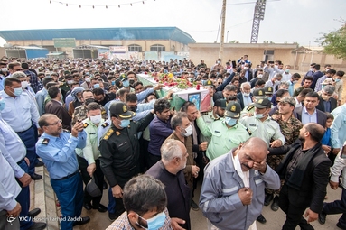 تشییع پیکر شهید مدافع امنیت «هادی کنعانی» - اهواز