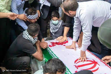 تشییع پیکر شهید مدافع امنیت «هادی کنعانی» - اهواز