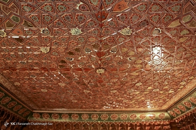 کتیبه سقف قبور مطهر شهدای ۷۲ تن حرم مطهر امام حسین (ع)
