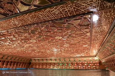 کتیبه سقف قبور مطهر شهدای ۷۲ تن حرم مطهر امام حسین (ع)