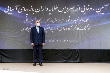 رونمایی از سردیس قهرمانان بازیهای آسیایی و پارالمپیک
