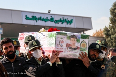 تشییع پیکر شهید مدافع امنیت «مهدی محرم» - قزوین