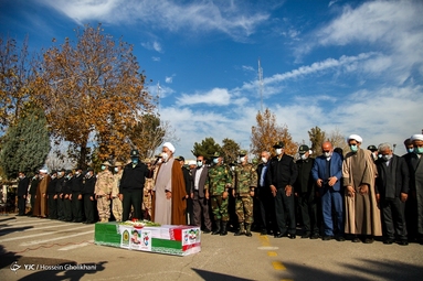 تشییع پیکر شهید مدافع امنیت «مهدی محرم» - قزوین
