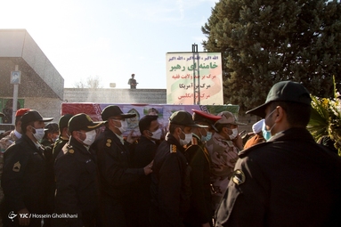 تشییع پیکر شهید مدافع امنیت «مهدی محرم» - قزوین