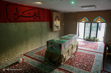 وداع با پیکر شهید مدافع حرم «محمد رضا بیات»