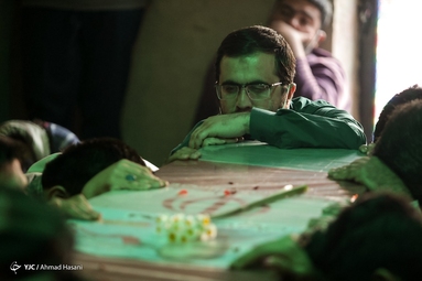 وداع با پیکر شهید مدافع حرم «محمد رضا بیات»