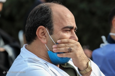 تشییع شهید مدافع سلامت «علی فعال»