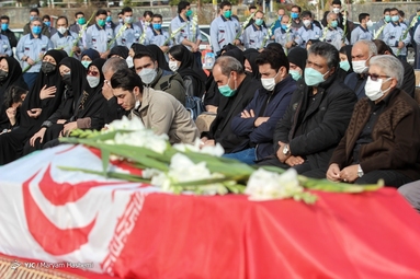 تشییع شهید مدافع سلامت «علی فعال»