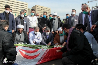 تشییع شهید مدافع سلامت «علی فعال»