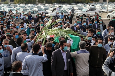 تشییع شهید مدافع سلامت «علی فعال»