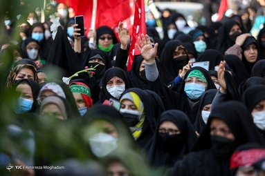 تشییع پیکر شهید مدافع حرم «محمد رضا بیات»
