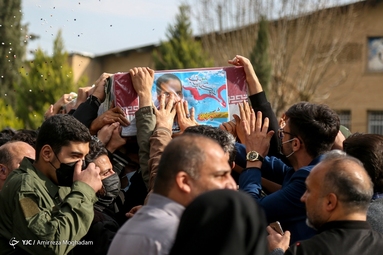 تشییع پیکر شهید مدافع حرم «محمد رضا بیات»