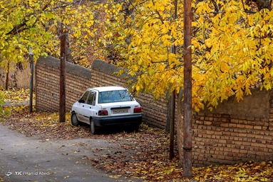 طبیعت زیبای پاییزی قاهان - قم