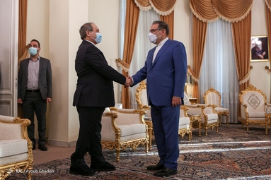 دیدار علی شمخانی با وزیر امور خارجه سوریه