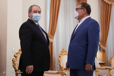 دیدار علی شمخانی با وزیر امور خارجه سوریه