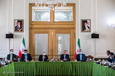 ملاقات اعضای کمیسیون امنیت ملی مجلس با حسین امیر عبداللهیان وزیر امور خارجه