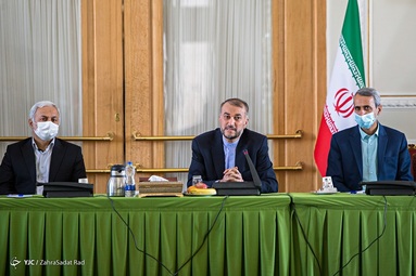 ملاقات اعضای کمیسیون امنیت ملی مجلس با حسین امیر عبداللهیان وزیر امور خارجه
