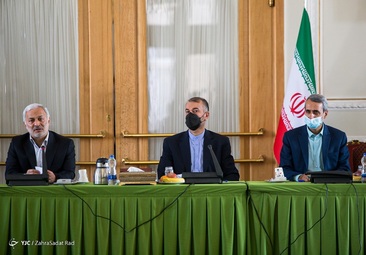 ملاقات اعضای کمیسیون امنیت ملی مجلس با حسین امیر عبداللهیان وزیر امور خارجه
