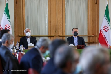 نشست دبیران کارگروه‌های تخصصی شورای عالی امور ایرانیان خارج از کشور با حضور وزیر امور خارجه