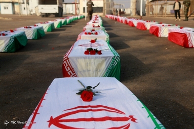 ورود پیکر‌های ۵۸ شهید دوران دفاع مقدس به کشور