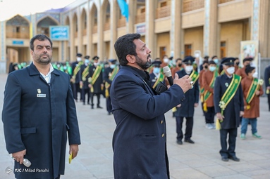 غبارروبی حرم حضرت شاهچراغ (ع)