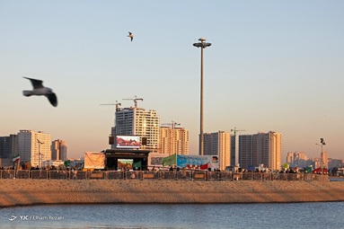 مراسم جشن تجلیل از مدافعان سلامت به مناسبت روز پرستار و ولادت حضرت زینب کبری (س)  در جوار مزار شهدای گمنام دریاچه چیتگر