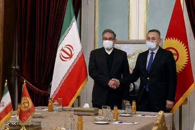دیدار علی شمخانی با معاون رئیس شورای امنیت ملی قرقیزستان 