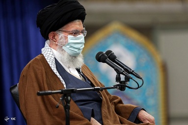 دیدار رهبر معظم انقلاب با پرستاران و خانواده شهدای مدافع سلامت