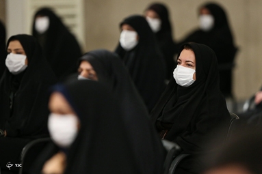 دیدار رهبر معظم انقلاب با پرستاران و خانواده شهدای مدافع سلامت