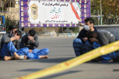ششمین مرحله از طرح کاشف پلیس آگاهی با حضور سرداررحیمی رئیس پلیس پایتخت