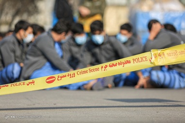 ششمین مرحله از طرح کاشف پلیس آگاهی با حضور سرداررحیمی رئیس پلیس پایتخت