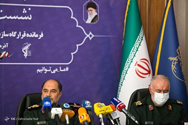 نشست خبری فرمانده قرارگاه سازندگی خاتم الانبیا (ص)