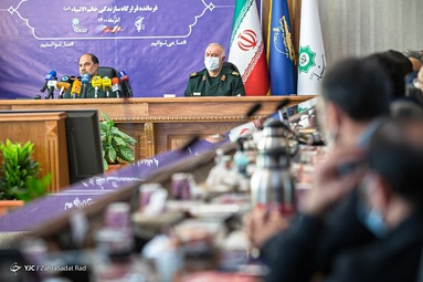 نشست خبری فرمانده قرارگاه سازندگی خاتم الانبیا (ص)