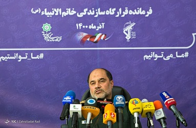 نشست خبری فرمانده قرارگاه سازندگی خاتم الانبیا (ص)