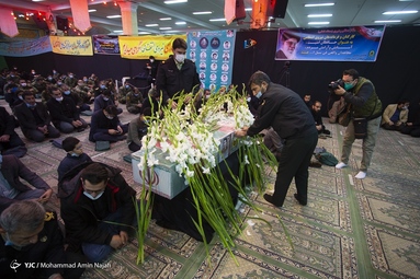 مراسم وداع با شهید مرتضی آقایی