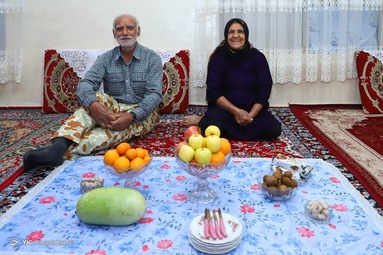دورهمی شب یلدا در روستا - استان گلستان