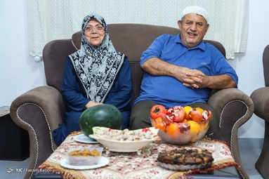 دورهمی شب یلدا در روستا - استان گلستان