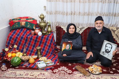 دورهمی شب یلدا در روستا - استان گلستان