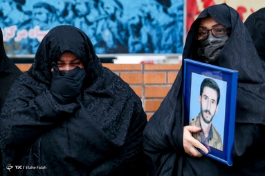 تشییع پیکر شهید دفاع مقدس «رضا صادق محبوب»