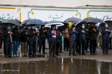 تشییع پیکر شهید دفاع مقدس «رضا صادق محبوب»