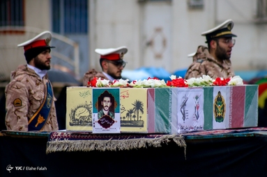 تشییع پیکر شهید دفاع مقدس «رضا صادق محبوب»