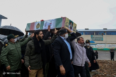 تشییع پیکر شهید دفاع مقدس «رضا صادق محبوب»
