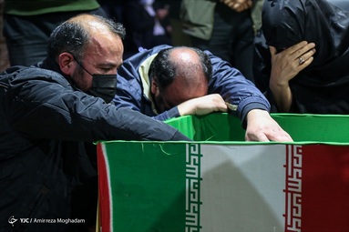 مراسم وداع با پیکر شهید «محمد رستم»