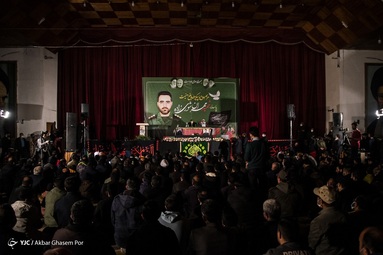مراسم وداع با پیکر شهید پاسدار مهران شوری زاده - حسینیه عاشقان کربلا  ساری