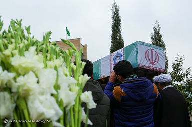 مراسم استقبال از ۵ شهید گمنام و ۴ شهید شناسایی شده دفاع مقدس - شیراز